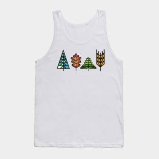 Geometric Trees Tank Top